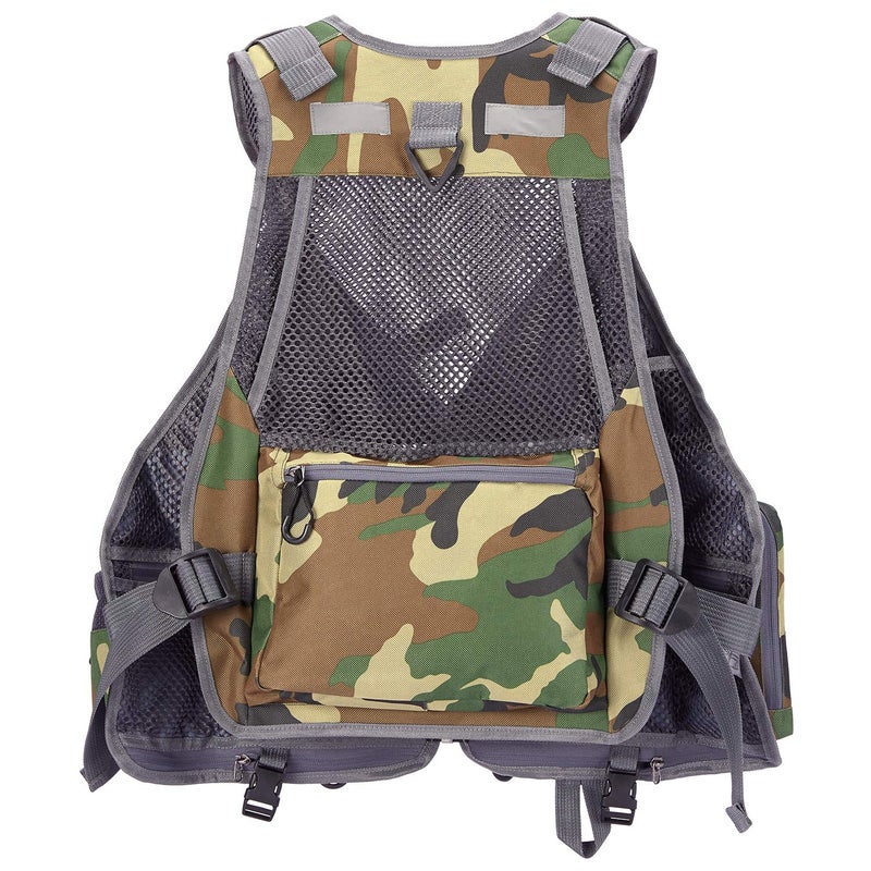 BASSDASH Fly Fishing Vest Multi Pocket Waistcoat Adjustable Size Gifts for Men Women - Image 5